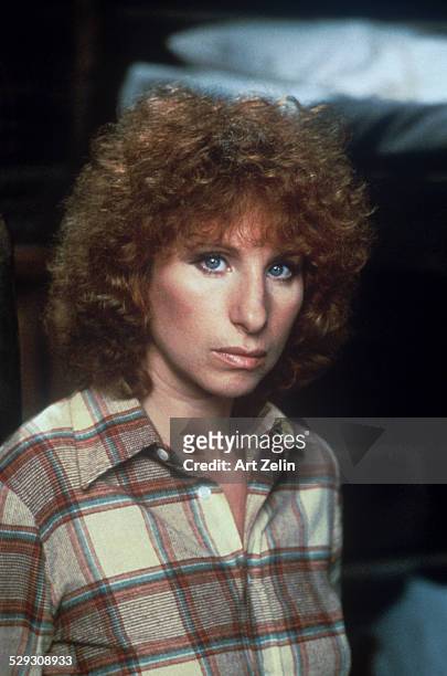 Barbra Streisand; close-up; circa 1970; New York.