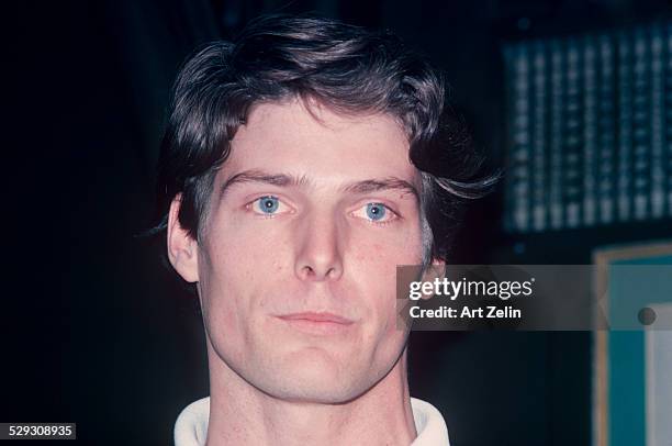 Christopher Reeve; close-up; circa 1970; New York.