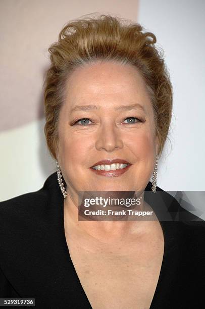 Actress Kathy Bates arrives at the world premiere of "Revolutionary Road" held at Mann Village Theater in Westwood.