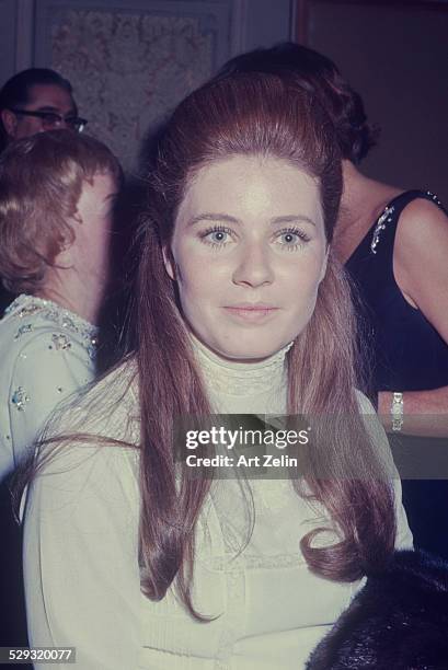 Patty Duke close-up; circa 1970; New York.