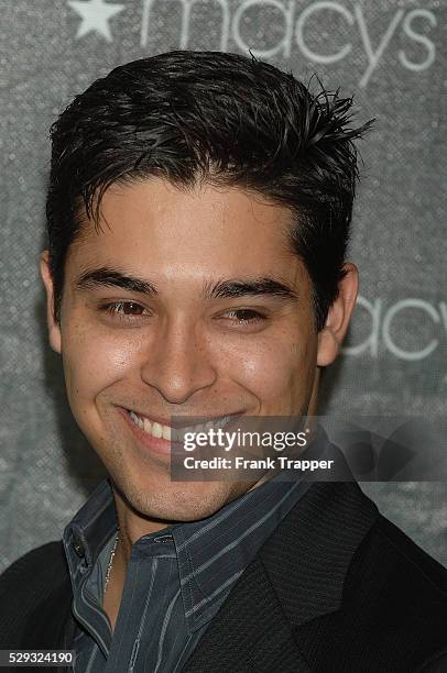 Wilmer Valderama arrives at Macy's Passport 05 presented by American Express, held at Barker Hanger in Santa Monica.