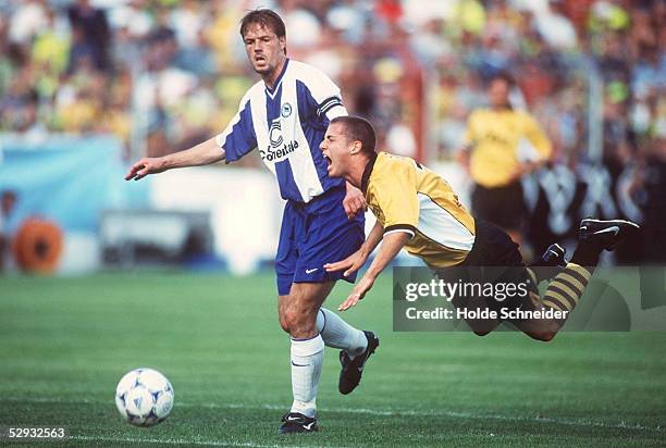 Osnabrueck, 11.07.99, Kjetil REKDAL/HERTHA, Lars RICKEN/DORTMUND