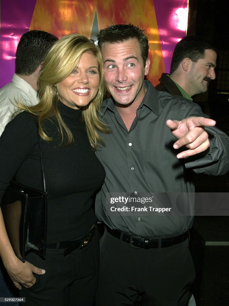 Tiffany Amber Thiessen and Richard Ruccolo. News Photo - Getty Images