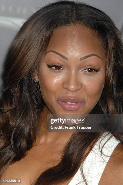 Actress Meagan Good arrives at the premiere of Total Recall held at Grauman's Chinese Theater in Hollywood.