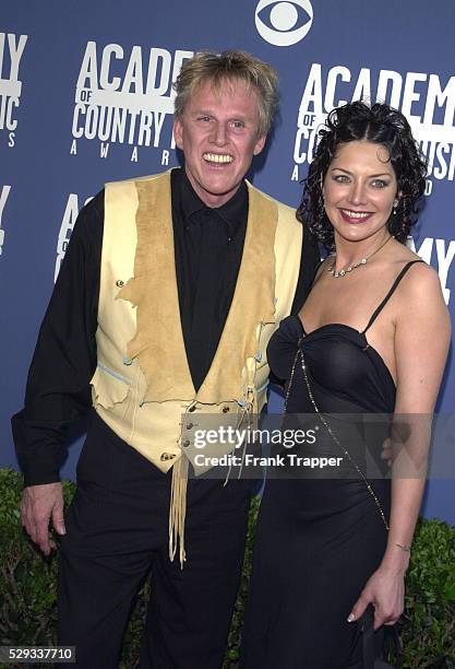 Gary Busey with his wife Tiani Warden.