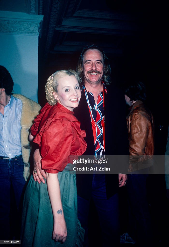 John Phillips with his wife Genevieve Waite; circa 1970; New York(03)