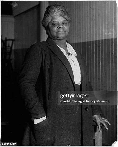 American journalist and civil rights activist, Ida B. Wells , 1920.