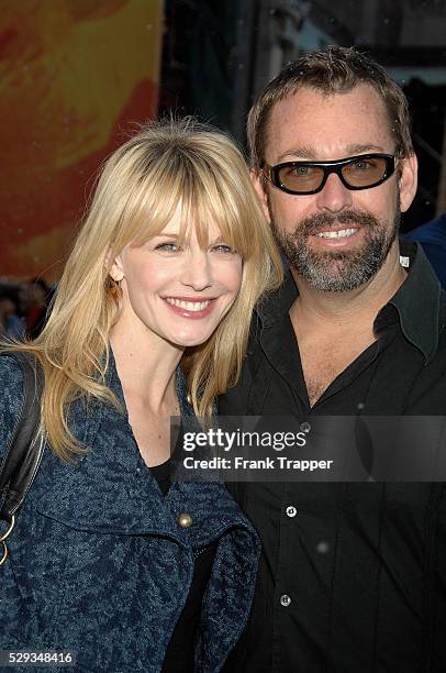 Actress Catherine Morris and producer David Barrett arrive at the premiere of "Fred Claus" held at Grauman's Chinese Theater in Hollywood.