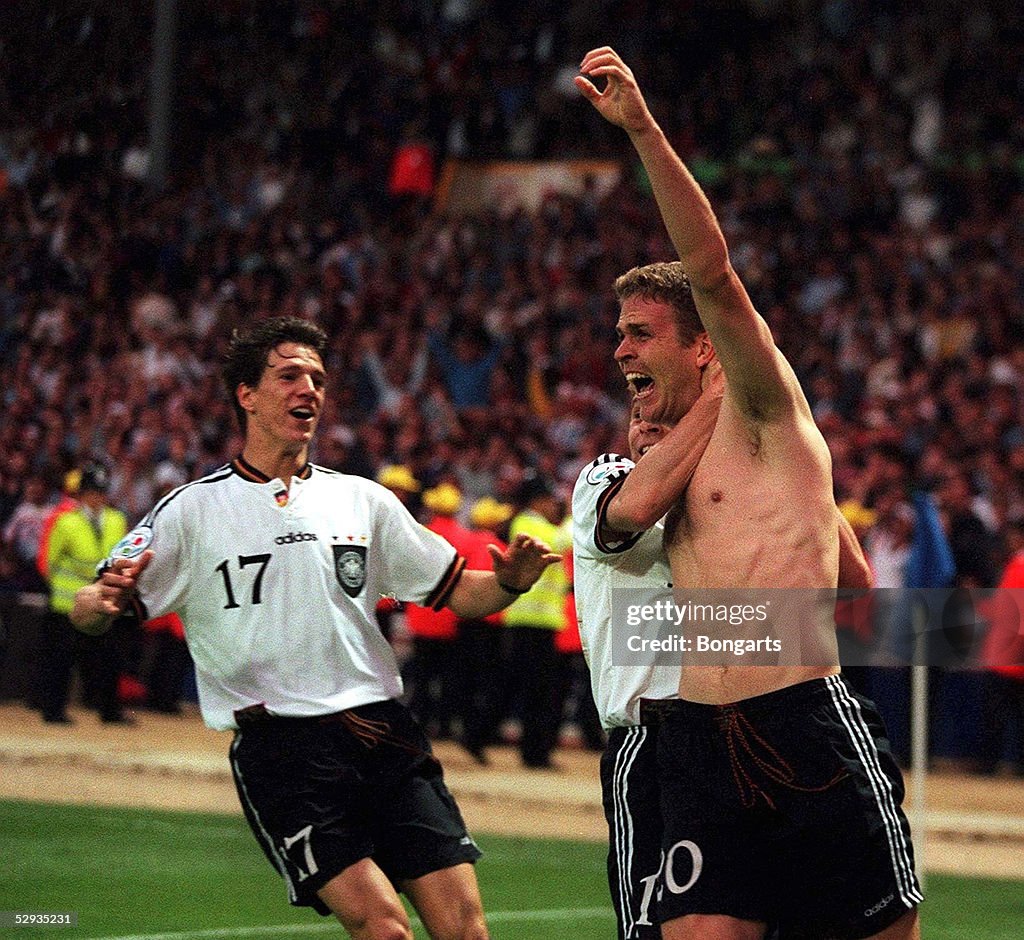 2 n.V. London; Deutschland Europameister 1996; 12 Torjubel... News