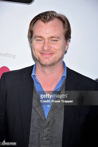 Director Christopher Nolan arrives at the 30th anniversary charity screening of "The Empire Strikes Back" at Arclight Cinema in Hollywood.