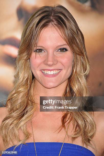 Actress Amber Borycki arrives at the Universal Pictures' premiere of "Charlie St. Cloud" held at the Regency Village Theater in Westwood.