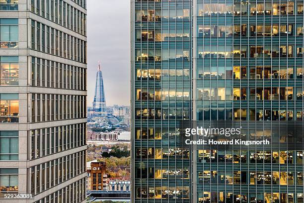 city of london looking west - skyscraper stock pictures, royalty-free photos & images
