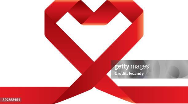 Heart Email Ribbon 5,315 Heart Ribbon High Res Vector Graphics - Getty Images