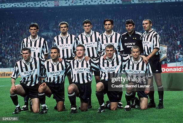 Champions - League JUVENTUS TURIN 09.04.97, Team JUVE