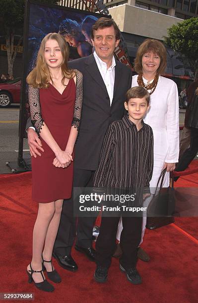 Rachel Hurd-Wood and family arrive the the premiere of "Peter Pan."