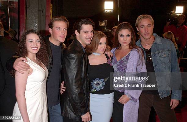 Heather Olson, Aaron Van Wagner, Jason Cook, Julie Anne Morris, Nadia Bjorlin and Kyle Lowder at the screening.