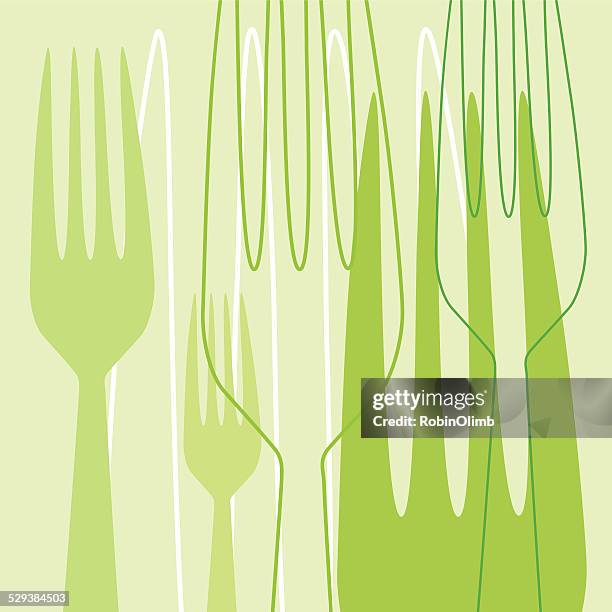 forks background - dining background stock illustrations