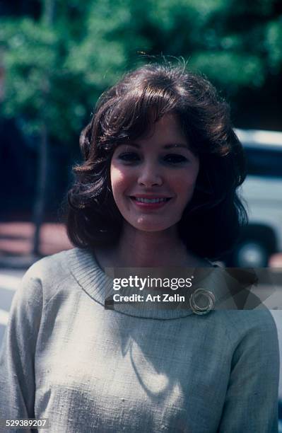 Jaclyn Smith close-up; circa 1970; New York.