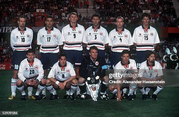 Montpellier; TEAM NORWEGEN/NOR; hintere Reihe v.l.: Kjetil REKDAL, Havard FLO, Tore Andre FLO, Ronny JOHNSEN, Henning BERG, Dan EGGEN; vordere Reihe...