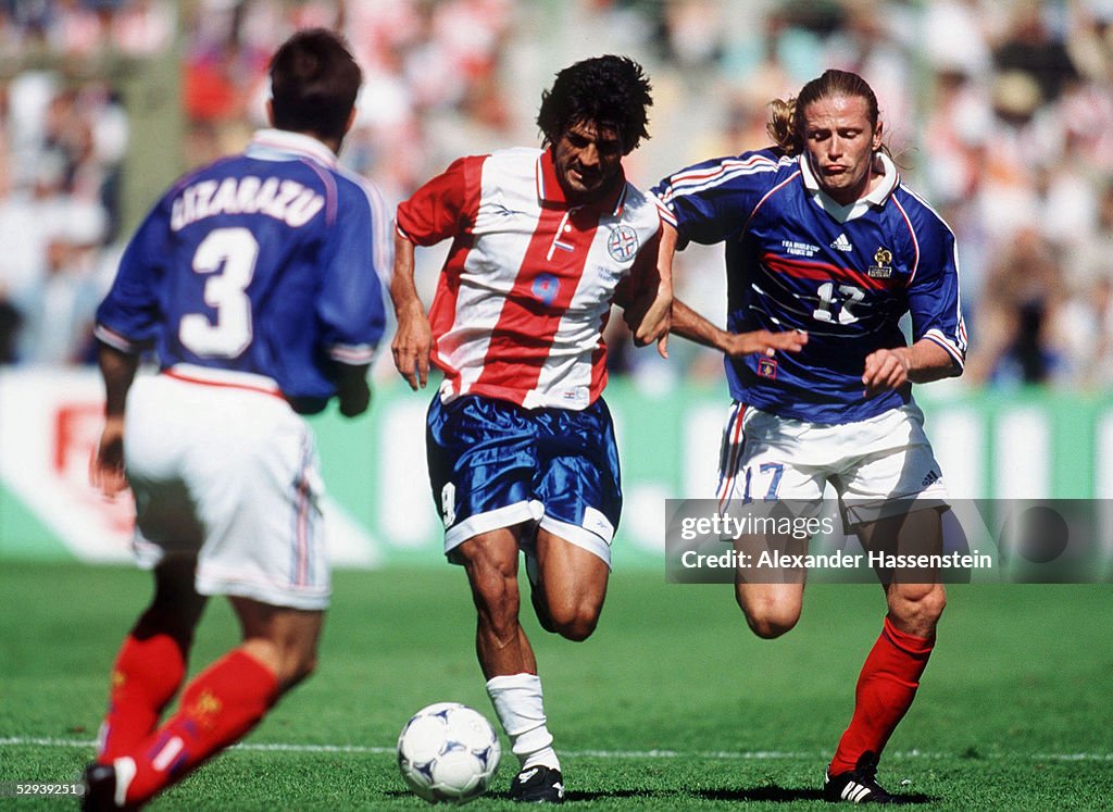 FUSSBALL/NATIONALMANNSCHAFT: M 1998 in Frankreich, ( FRA