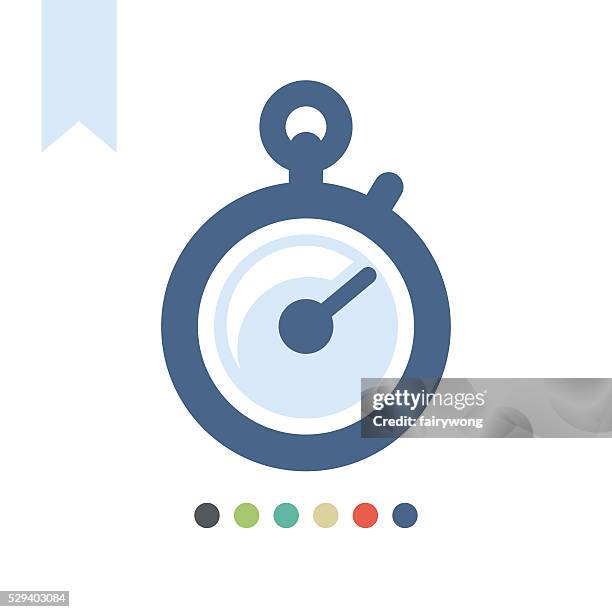 timer icon - clock is ticking stock illustrations