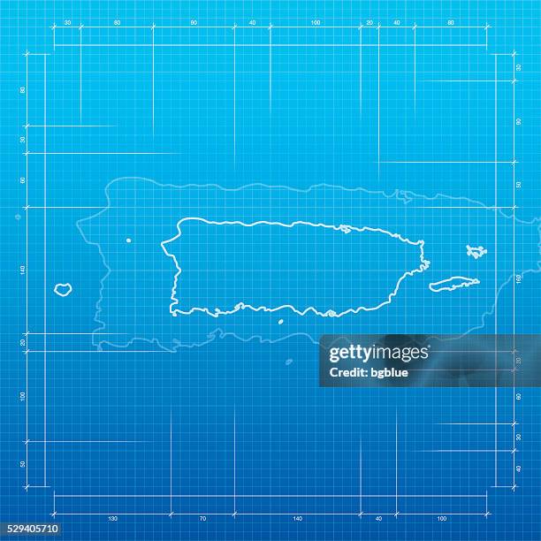 Puerto Rico Line Map 415 Us Map With Puerto Rico Stock Photos, High-Res Pictures, and Images ...