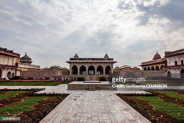 mosque moti masjid of agra fort - moti masjid mosque stock pictures, royalty-free photos & images