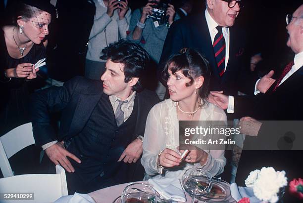 Marthe Keller and Al Pacino; circa 1970; New York.