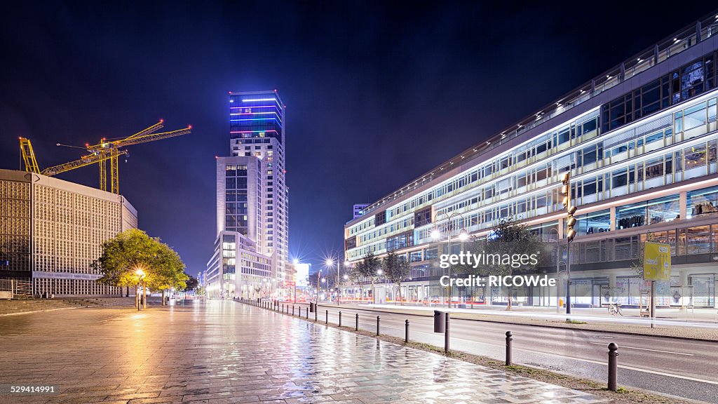 Breitscheidplatz at Festival of Lights in Berlin