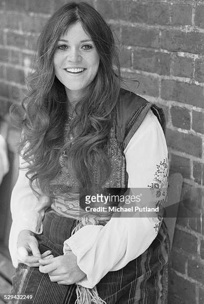 American singer-songwriter Melanie , London, June 1974.