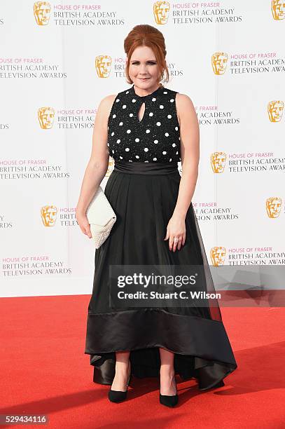 Jennie McAlpine attends the House Of Fraser British Academy Television Awards 2016 at the Royal Festival Hall on May 8, 2016 in London, England.