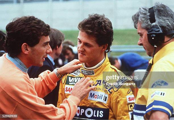 Spa; Ayrton SENNA, SIEGER Michael SCHUMACHER/GER - BENETTON FORD -