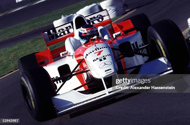 Von Australien 1996, Melbourne/AUS; Mika HAEKKINEN/McLaren Mercedes
