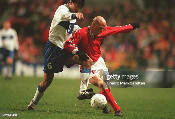Qualifikation 1999 DEN 2 Kopenhagen; DAENEMARK 2; Alessandro NESTA/ITA, Miklos MOLNAR/DEN