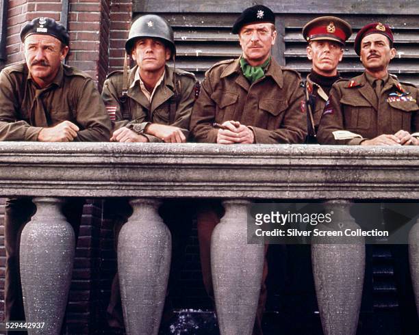 Gene Hackman as Major General Sosabowski, Ryan O'Neal as Brigadier General Gavin, Michael Caine as Lieutenant Colonel J.O.E. Vandeleur, Edward Fox as...
