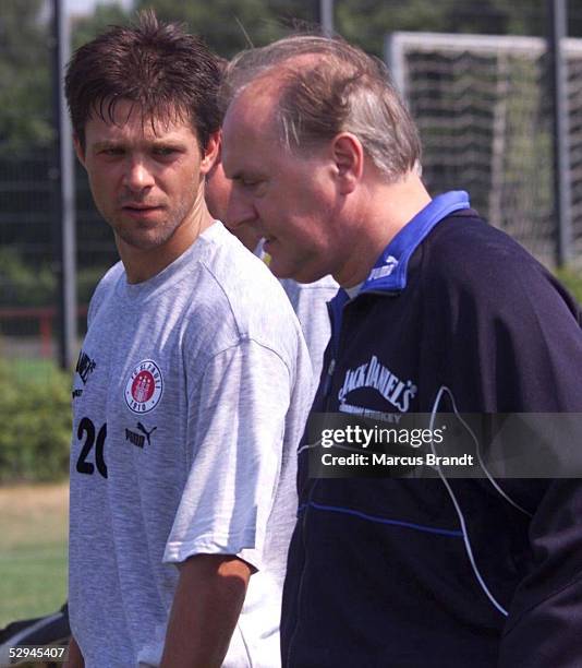 Henning BUERGER, Trainer Willi REIMANN