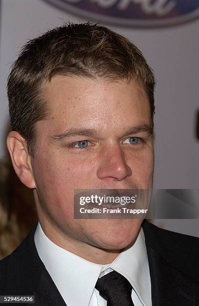 Actor Matt Damon arrives at the premiere of "Ocean's 12," held at Grauman's Chinese Theatre.