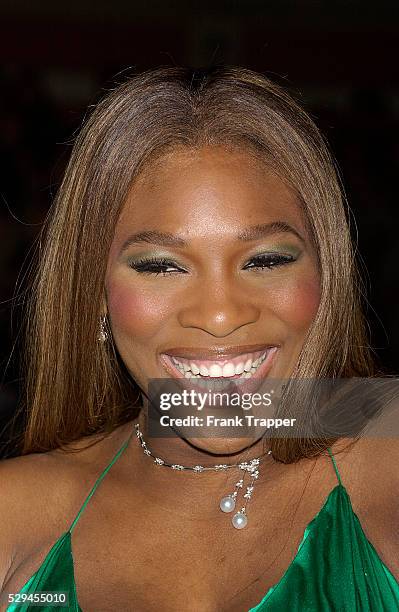 Tennis champion Serena Williams arrives for the film "Ocean's 12" gala black tie premiere at the Grauman's Chinese Theatre. The film, which is...