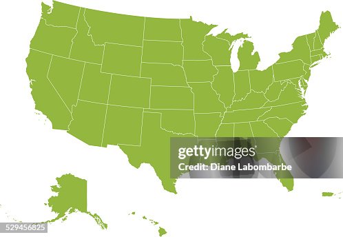 Vector Map of The United States Of America Vector Map of The United States Of America
