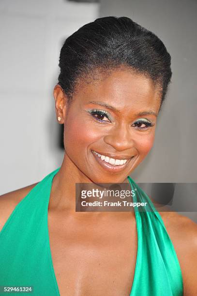 Actress Adina Porter arrives at the fifth season premiere of HBO's True Blood held at The Cinerama Dome in Hollywood.
