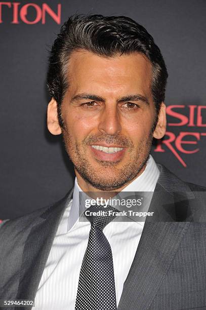 Actor Oded Fehr arrives at the premiere of Resident Evil: Retribution held at Regal L. A. Live. .