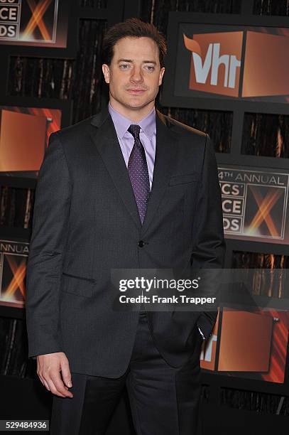 Actor Brendan Fraser arrives at the 14th Annual Critics' Choice Awards held at the Santa Monica Civic Auditorium.