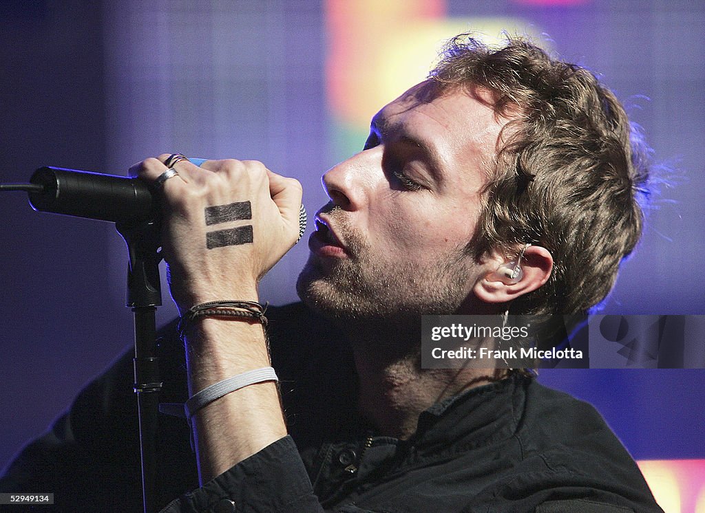 MTV's Live Leak With Coldplay
