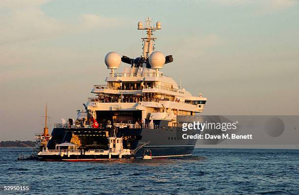 Designer Pam Hogg attends "The Hospital" Cannes Party hosted by Microsoft's Paul Allen on his yacht "The Octopus" on May 18, 2005 in Cannes, France....