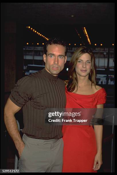 Jason Patric and Sandra Bullock at Premiere of Speed II