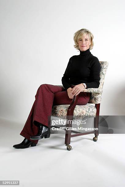 Erin Brockovich poses for portraits in her office on November 10, 2004 in Westlake, California.