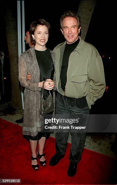 Annette Bening and Warren Beatty arrive at the Academy of Motion Picture Arts & Sciences.