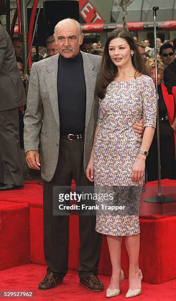 Sean Connery and Catherine Zeta-Jones star in Jon Amiel's new film 'Entrapment'.