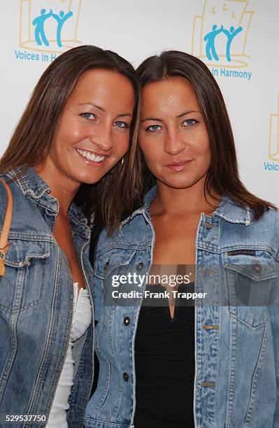 Nikki and Teena Collins at the "Listen, Everyone Has A Story to Tell" premiere at the Los Angeles County Museum of Art's Bing Theater. "Listen" is...