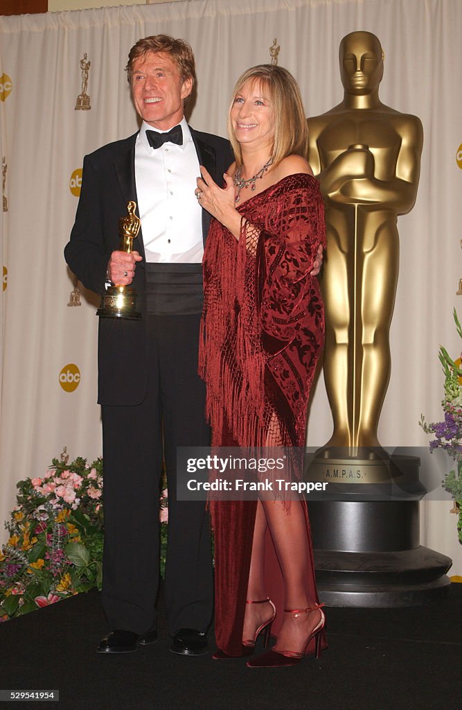 Oscars 2002 - Press Room